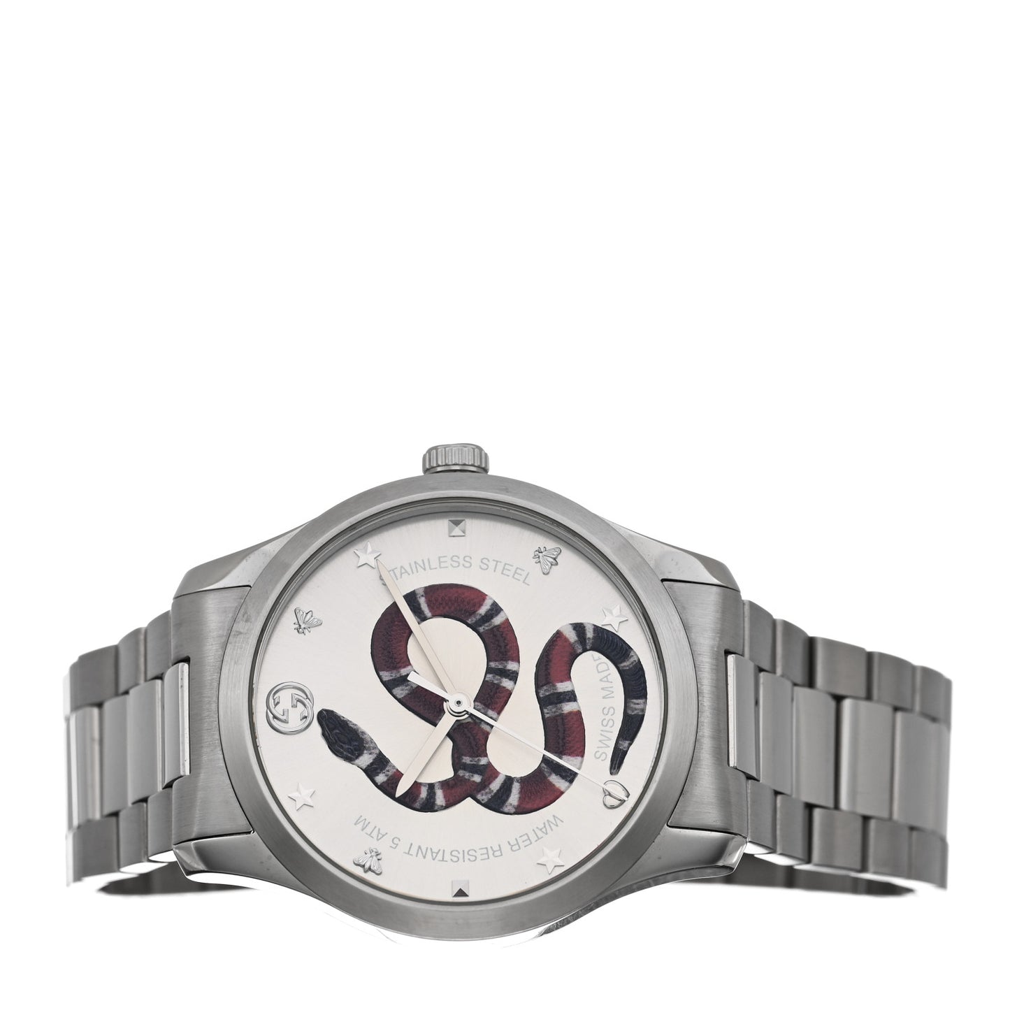 Stainless Steel 38mm G-Timeless Snake Quartz Watch
