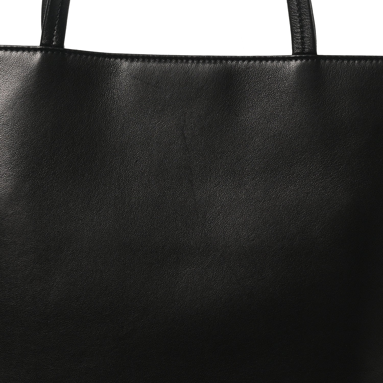 The Row Lambskin Flat Tote Black 10 of 10