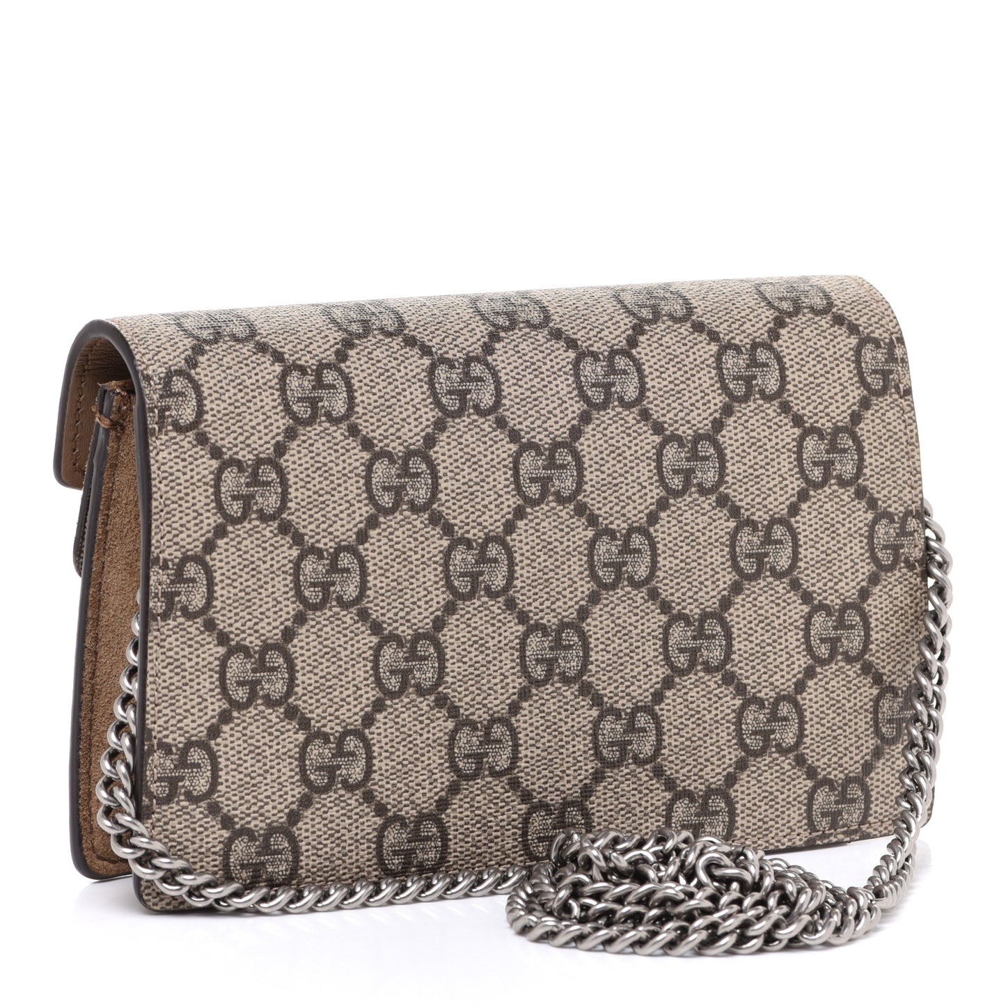 GG Supreme Monogram Super Mini Dionysus Shoulder Bag Taupe