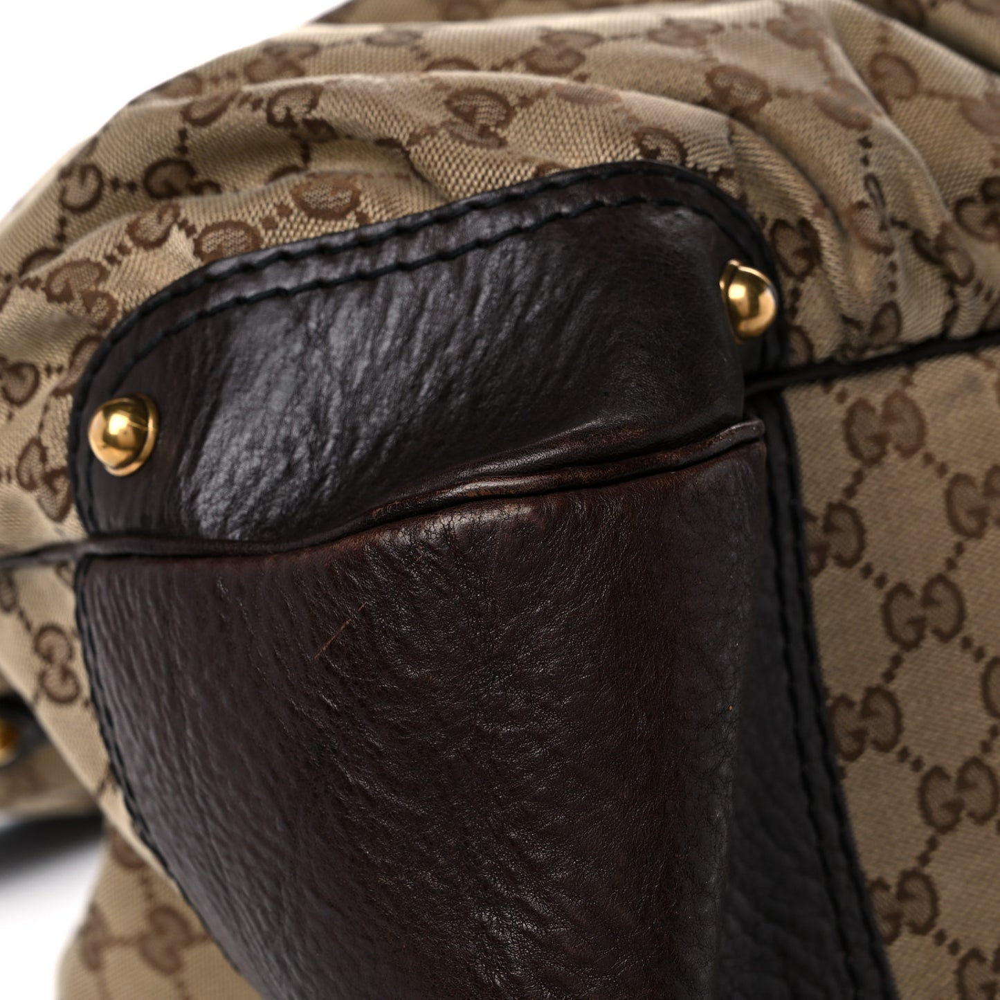 Monogram Large Jockey Hobo Dark Brown