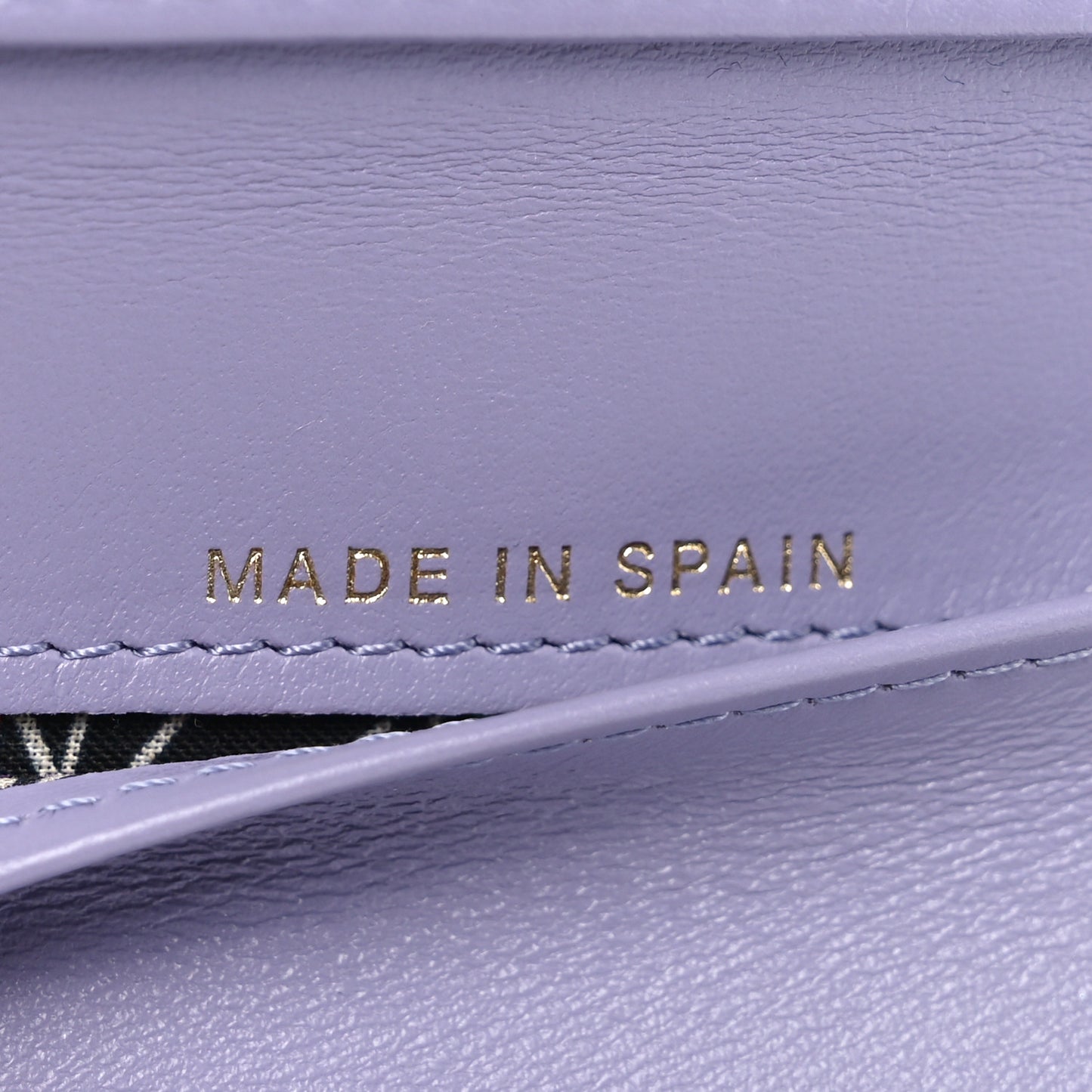 Caviar Quilted Textured CC Double Flap Wallet Purple