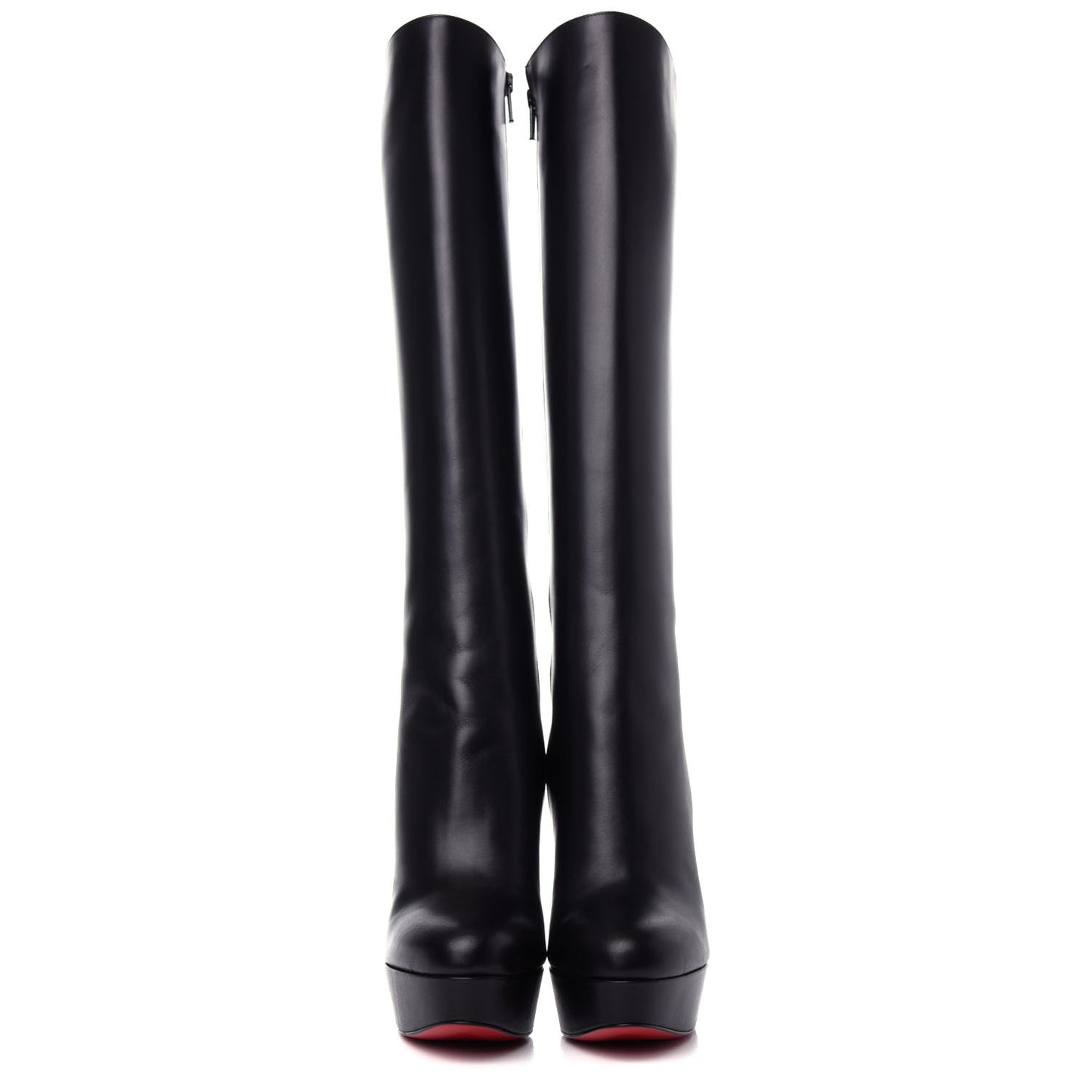 Calfskin Bianca Botta 140 Knee Boots 36 Black