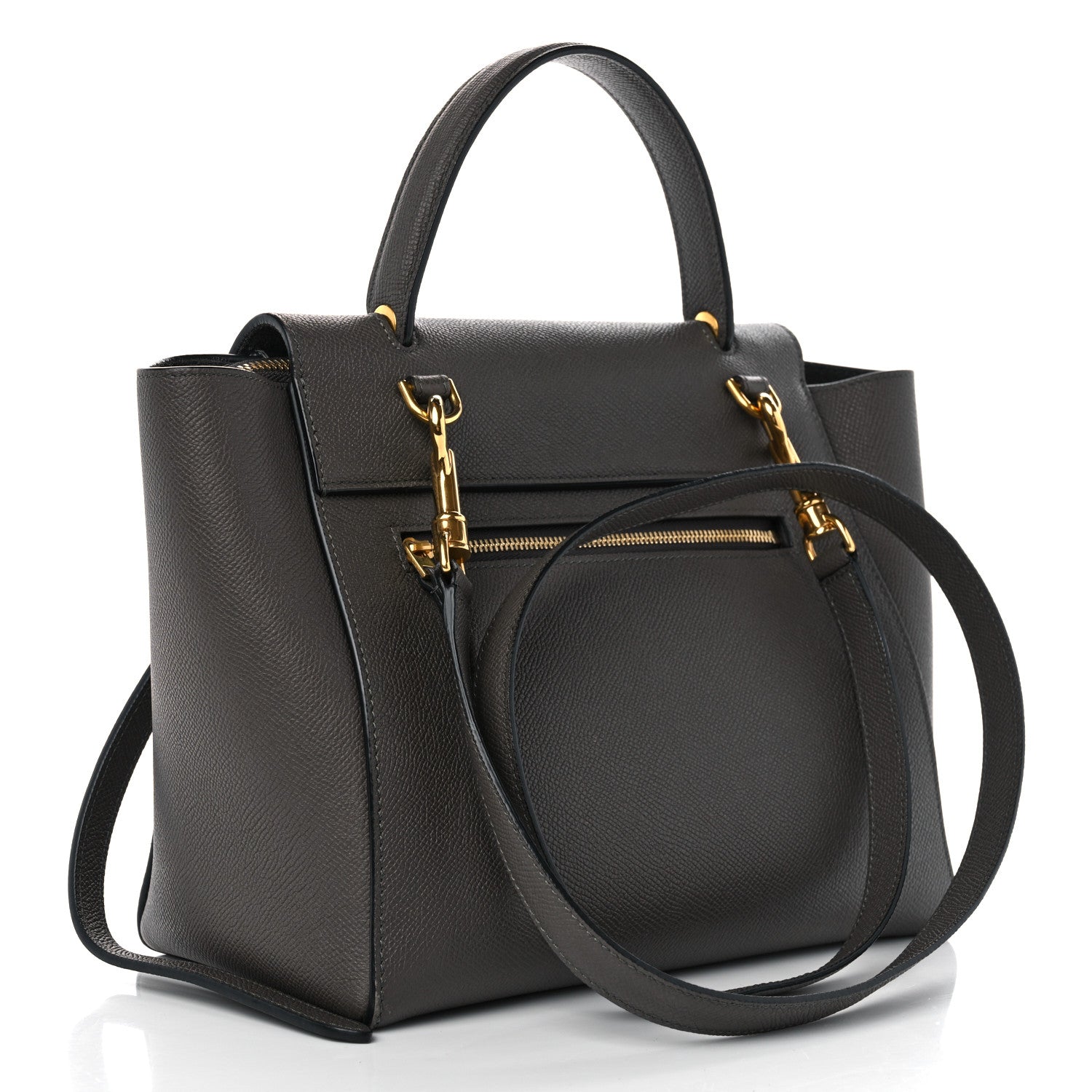 Celine Grained Calfskin Micro Belt Bag Grey 3 of 16
