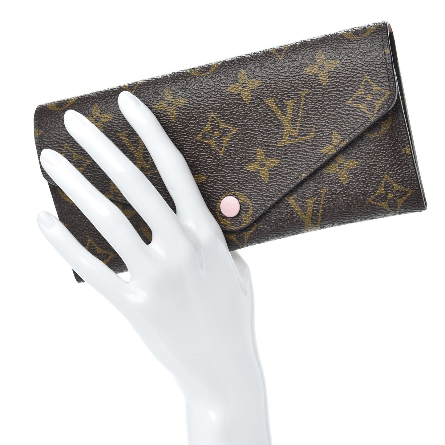 Monogram Josephine Wallet Rose Ballerine