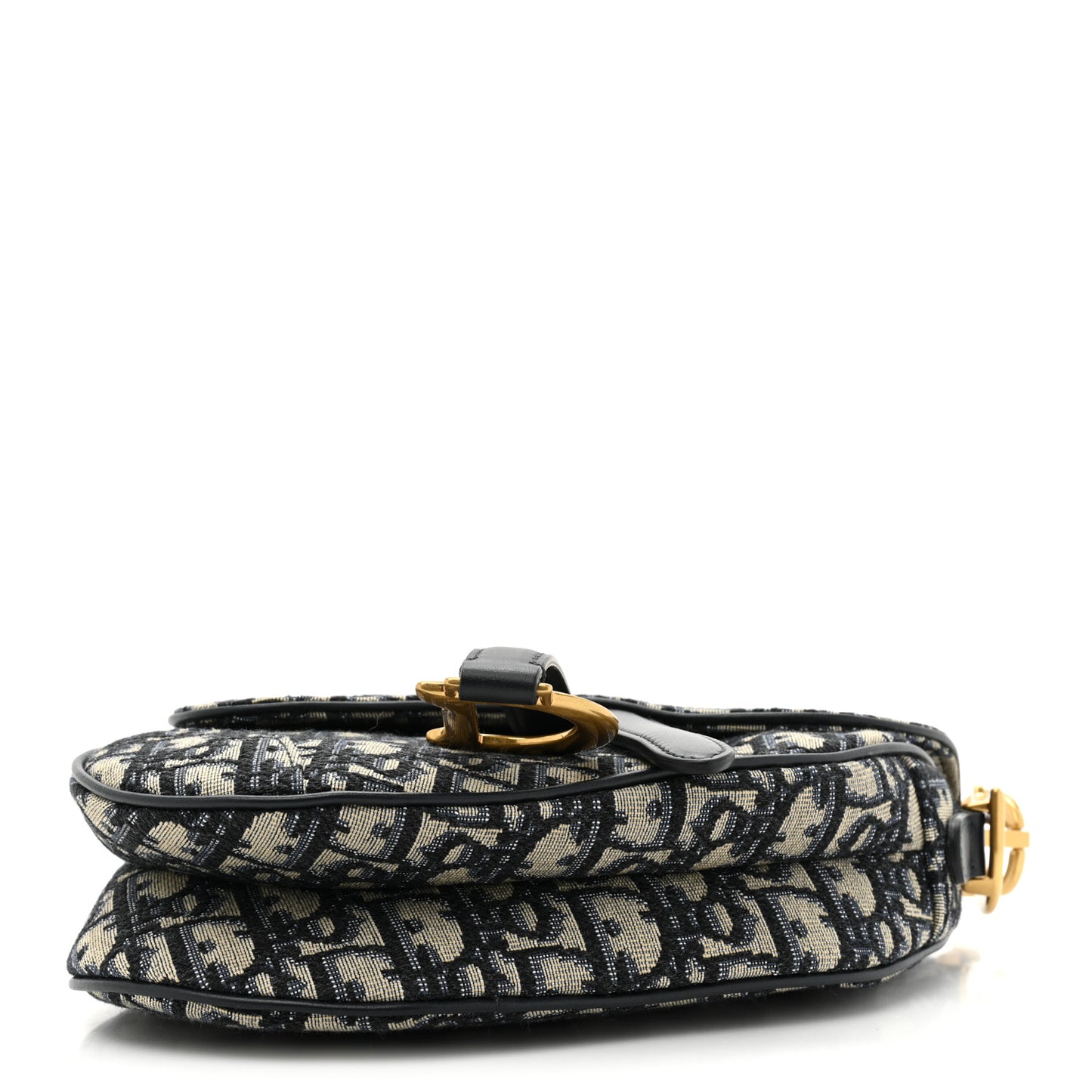 Oblique Mini Saddle Bag Blue