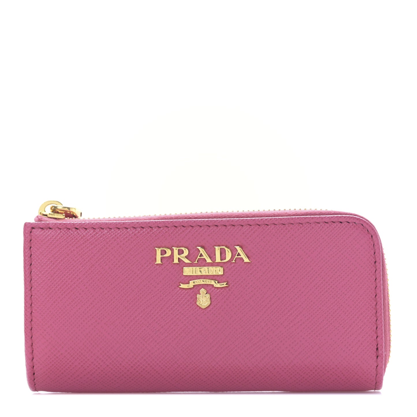 Saffiano Metal Zip Around Key Holder Ibisco