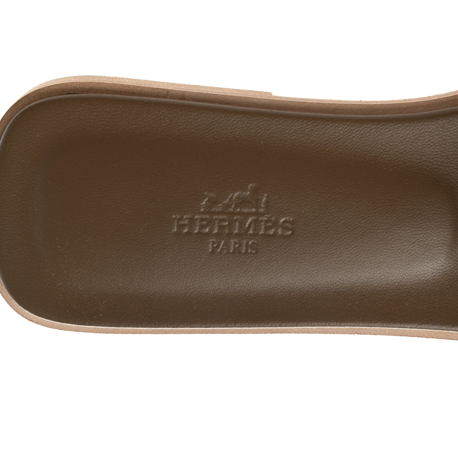 Hermes Epsom Oran Sandals 39 Etoupe 7 of 9