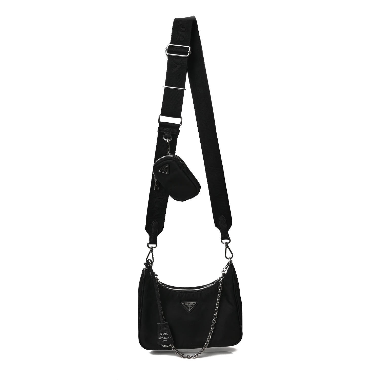 Prada Nylon Re-Edition 2005 Shoulder Bag Black 1 of 10