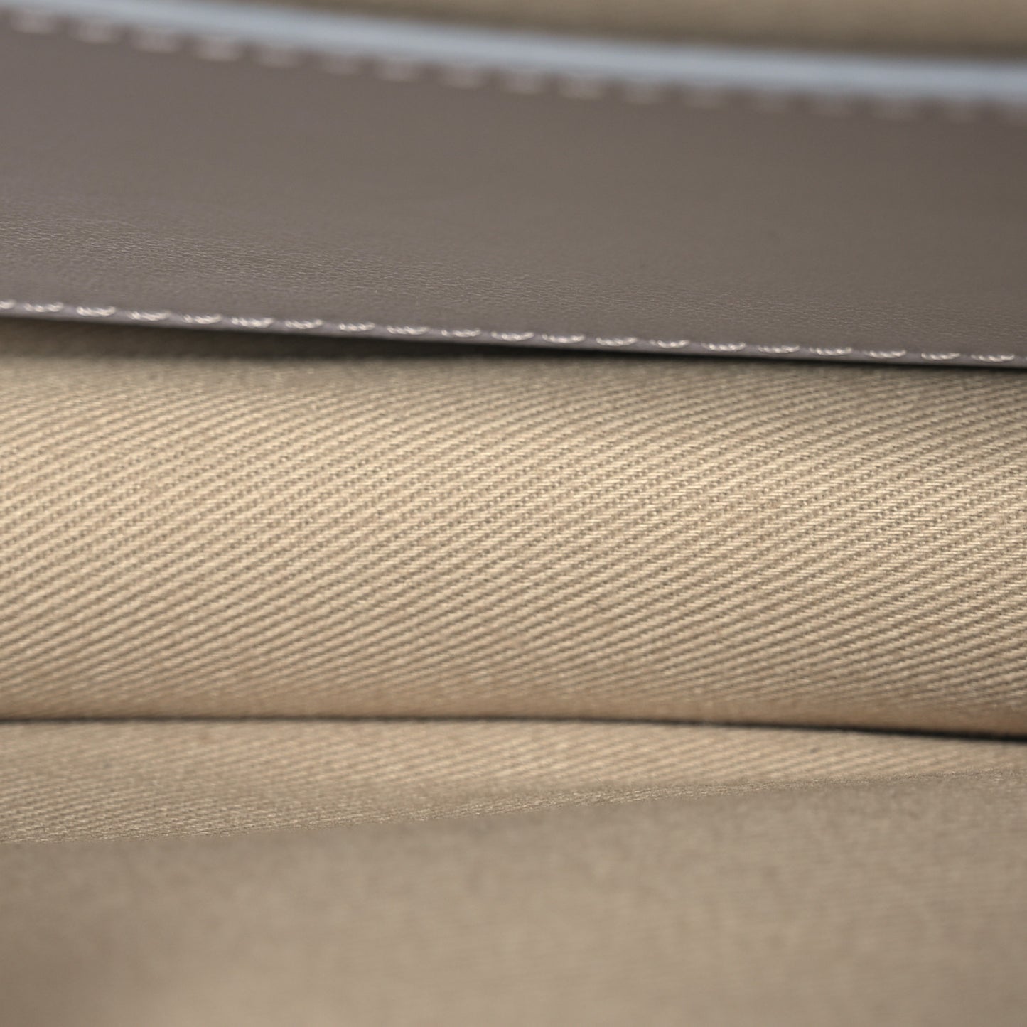 Calfskin Suede C Clutch With Chain Light Cloud