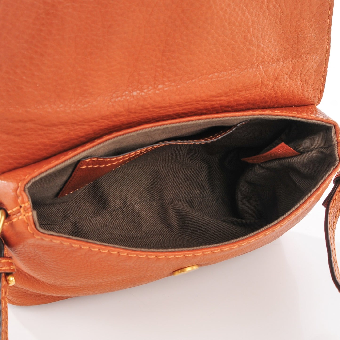 Calfskin Marcie Pochette Crossbody Bag Tan