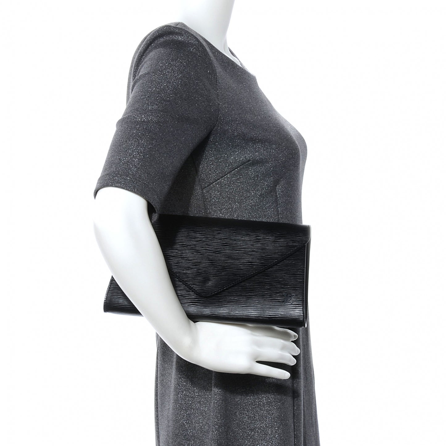 Epi Art Deco Clutch Black