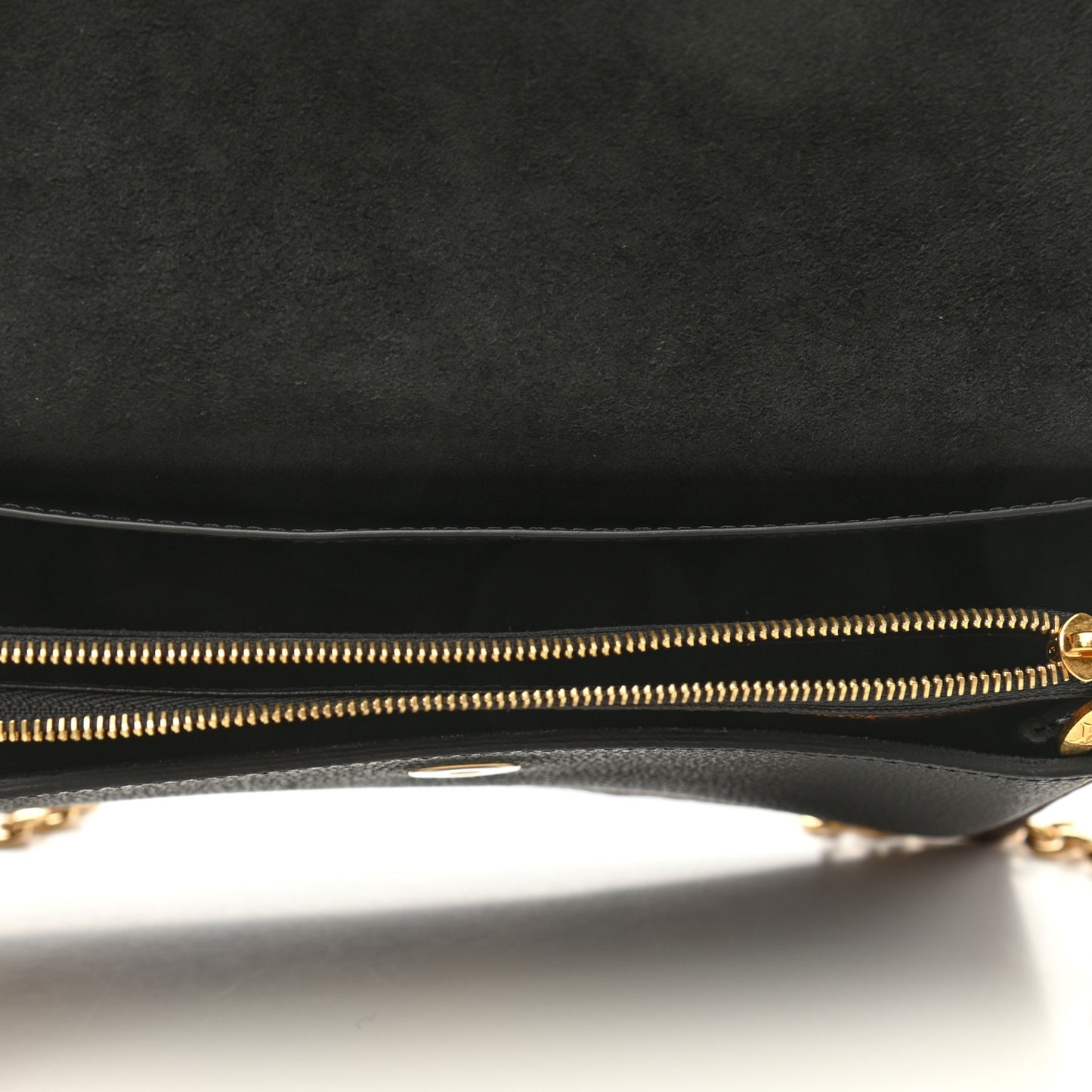 Damier Ebene Vavin Chain Wallet Black