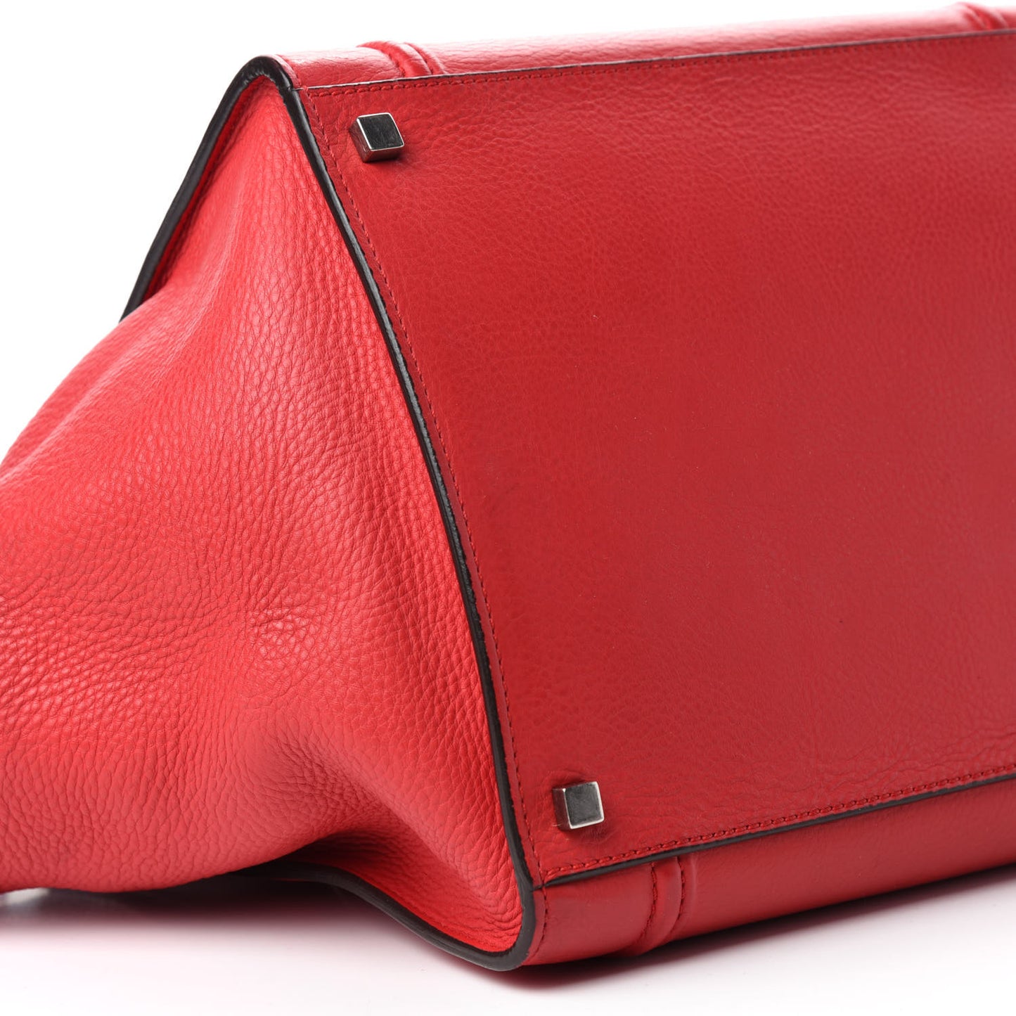 Supple Calfskin Medium Phantom Luggage Vermillion
