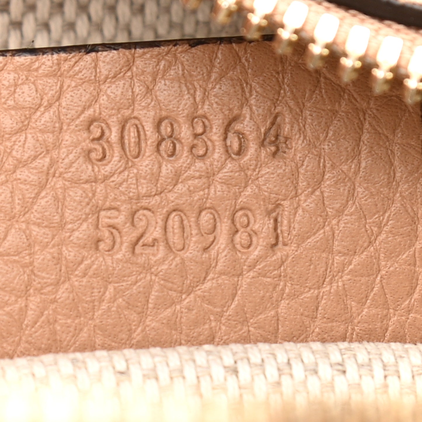 Pebbled Calfskin Small Soho Disco Bag Camelia