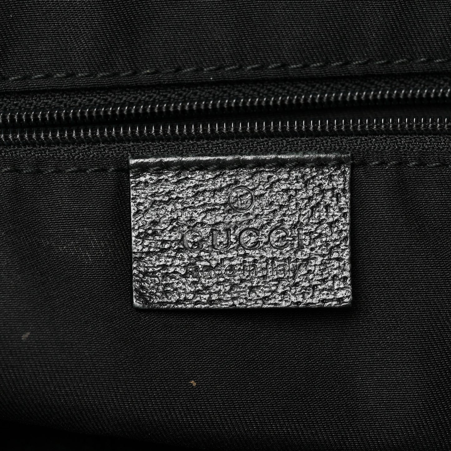 Monogram Medium Abbey Shoulder Bag Black