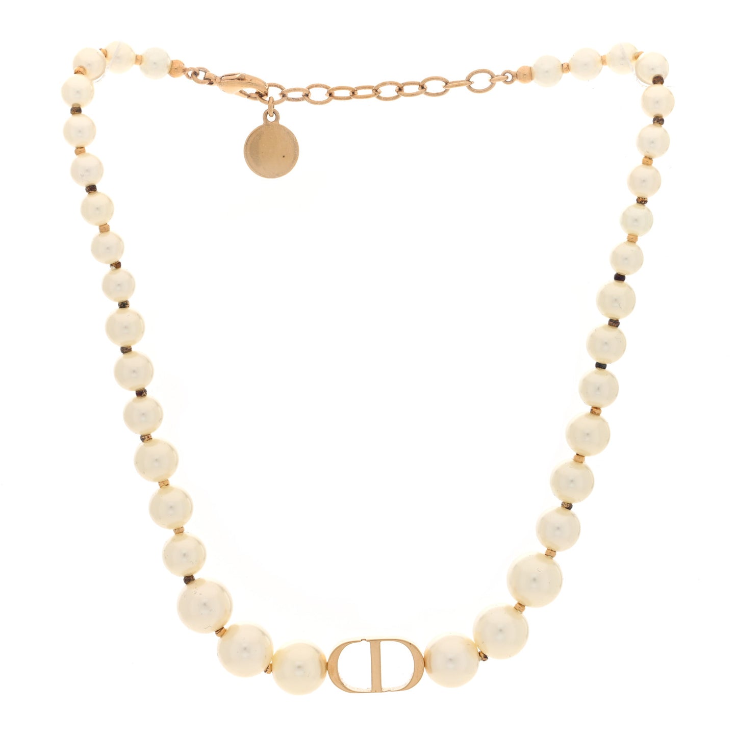 Pearl 30 Montaigne Choker Necklace Gold
