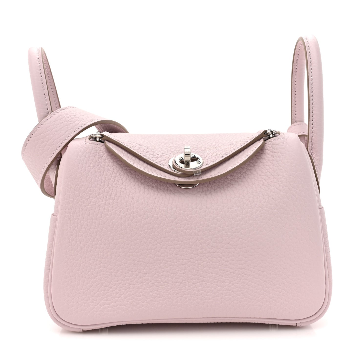 Taurillon Clemence Verso Mini Lindy 20 Mauve Pale Mushroom