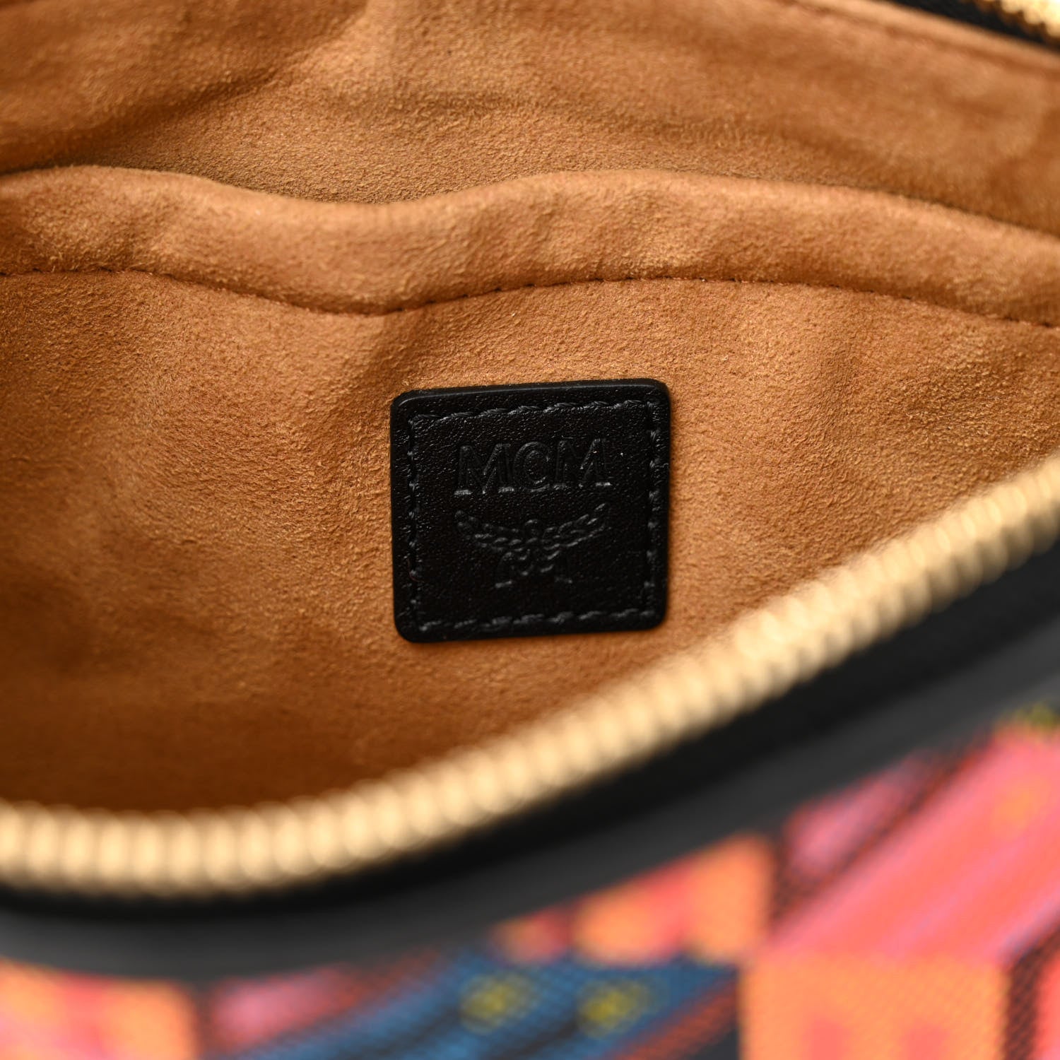 MCM Jacquard Cubic Monogram Rockstar Shoulder Bag Multicolor 6 of 10