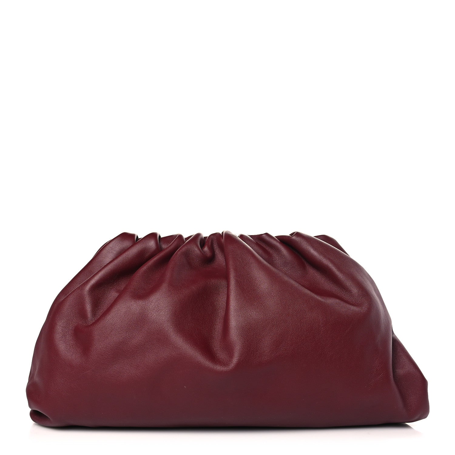 Bottega Veneta Smooth Butter Calf The Pouch Oversized Clutch Bordeaux 1 of 8