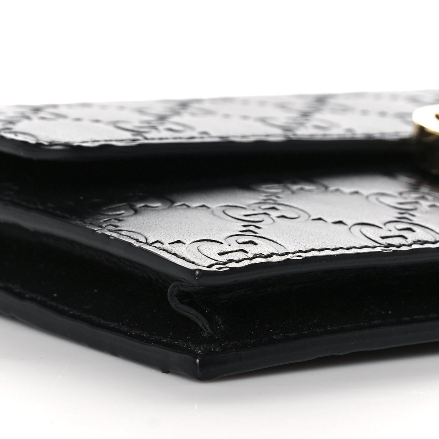 Guccissima Icon Chain Wallet Black