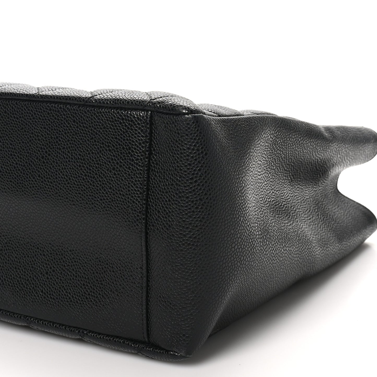 Caviar Quilted Grand Shopping Tote GST Black