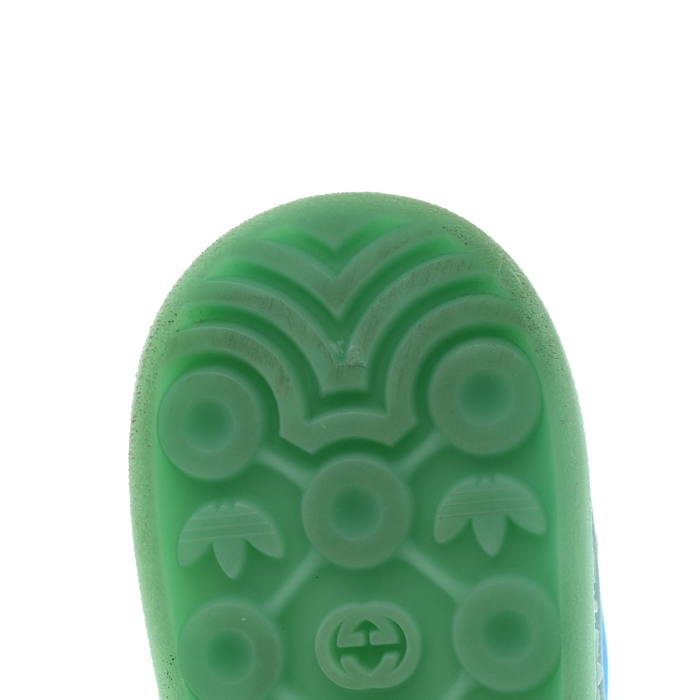 X ADIDAS Silk Duchesse Demetra Rubber Womens Gazelle Sneakers 11.5 Jade Capri Avio Off White