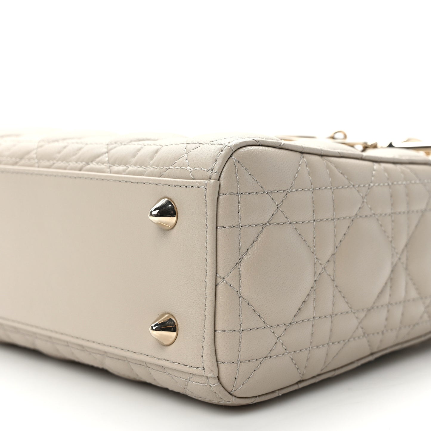 Calfskin Cannage Small My ABCDior Lady Dior Beige
