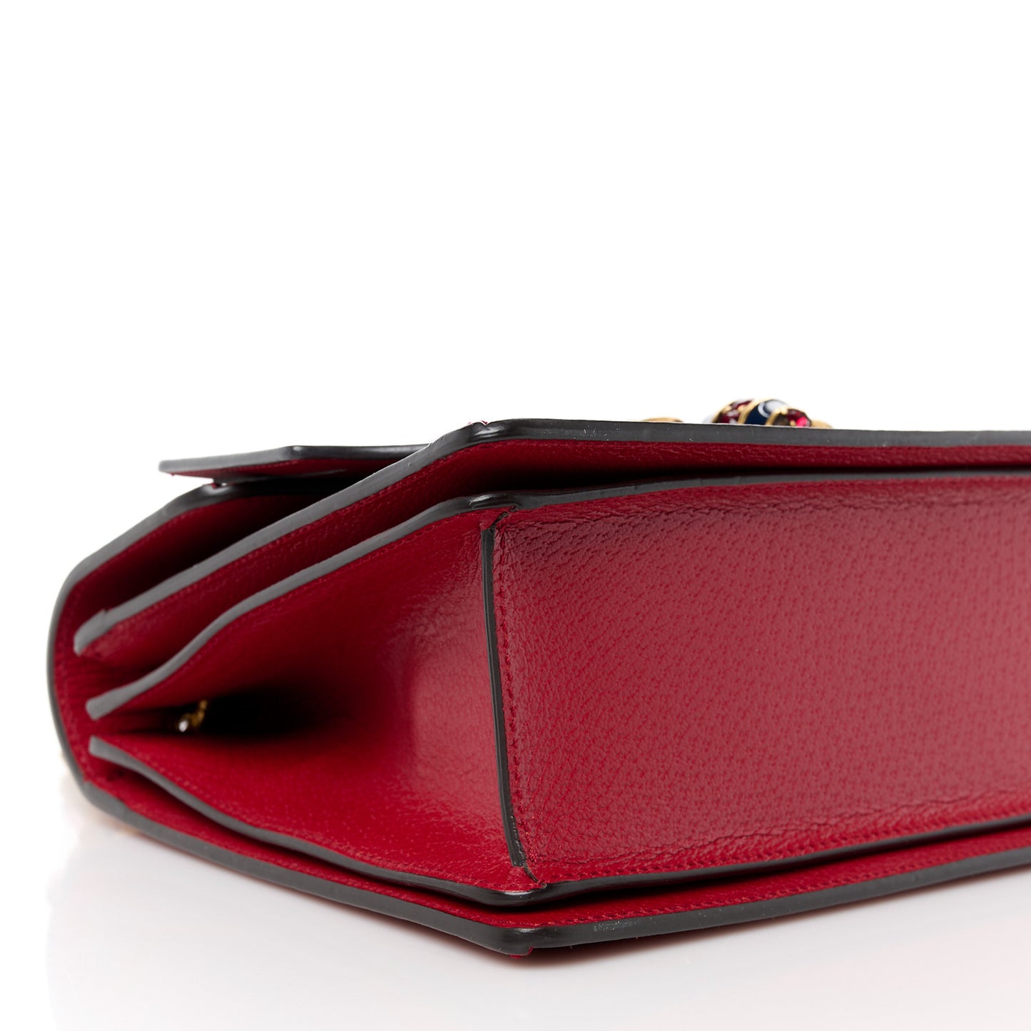 GG Supreme Monogram Small Queen Margaret Top Handle Bag Red