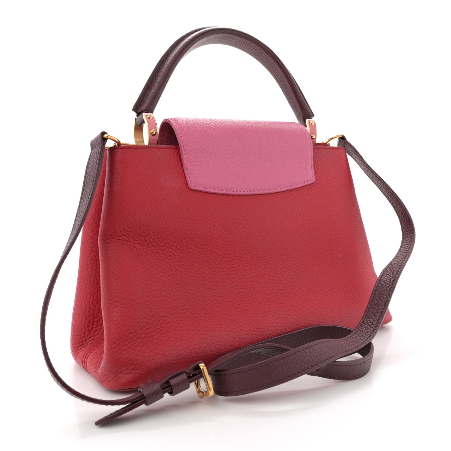 Taurillon Multicolor Capucines PM Rouge Carmine