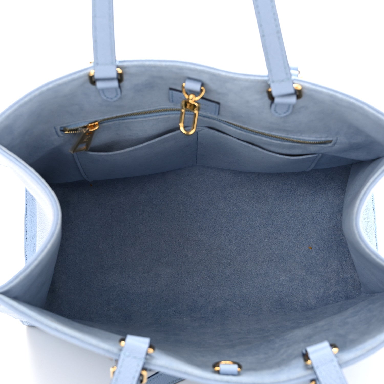 Louis Vuitton Empreinte Monogram Giant By The Pool Onthego MM Summer Blue 5 of 11