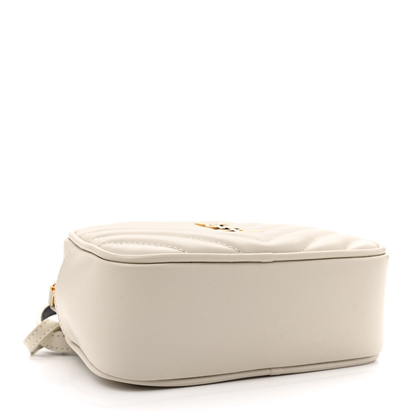 Calfskin Matelasse Monogram Lou Belt Bag Ivory