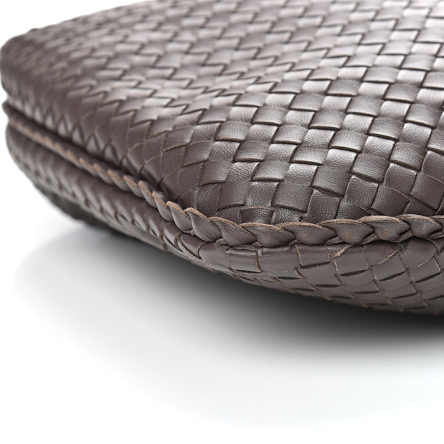 Nappa Intrecciato Large Veneta Hobo Ebano