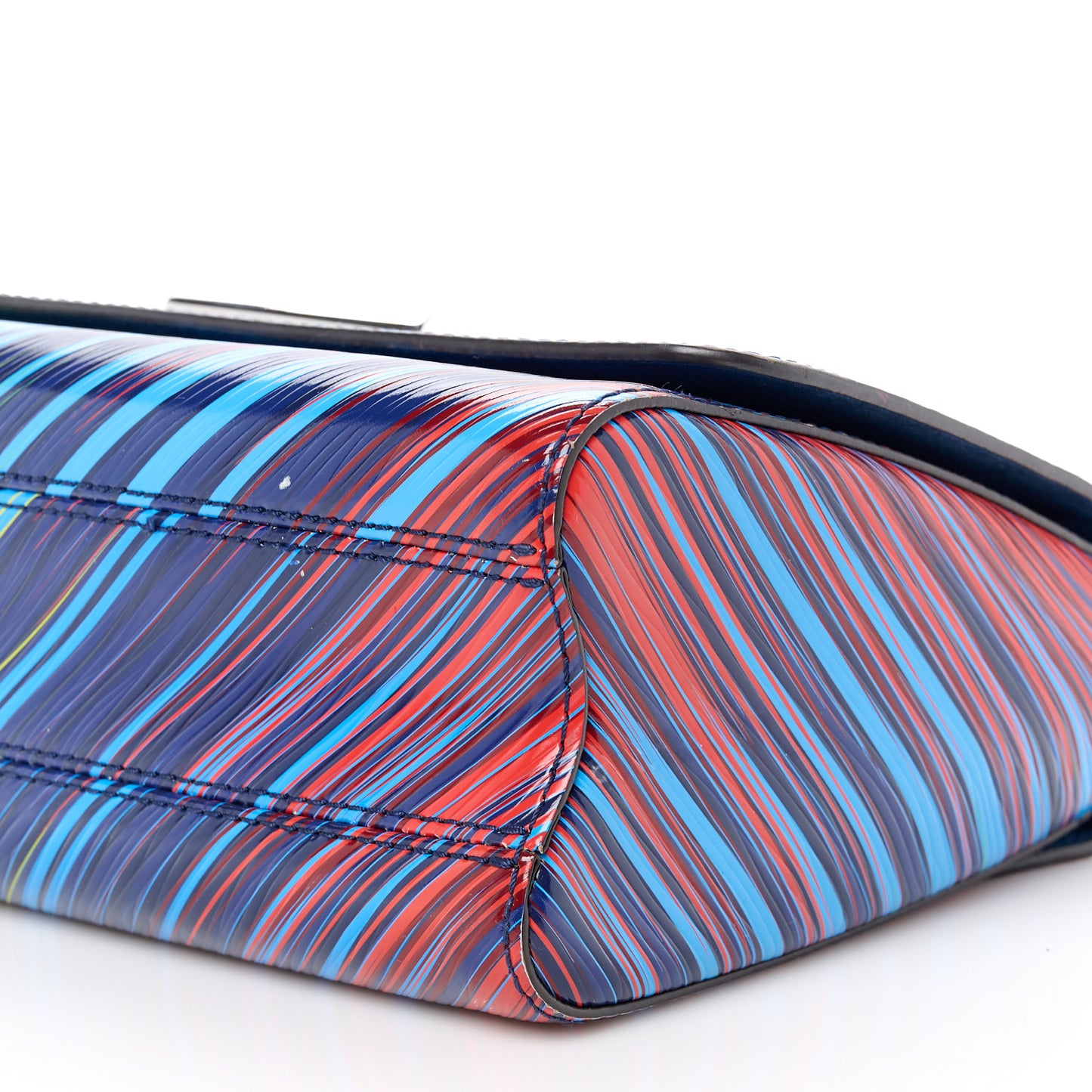 Epi Tropical Twist Shoulder Bag MM Vert Rouge