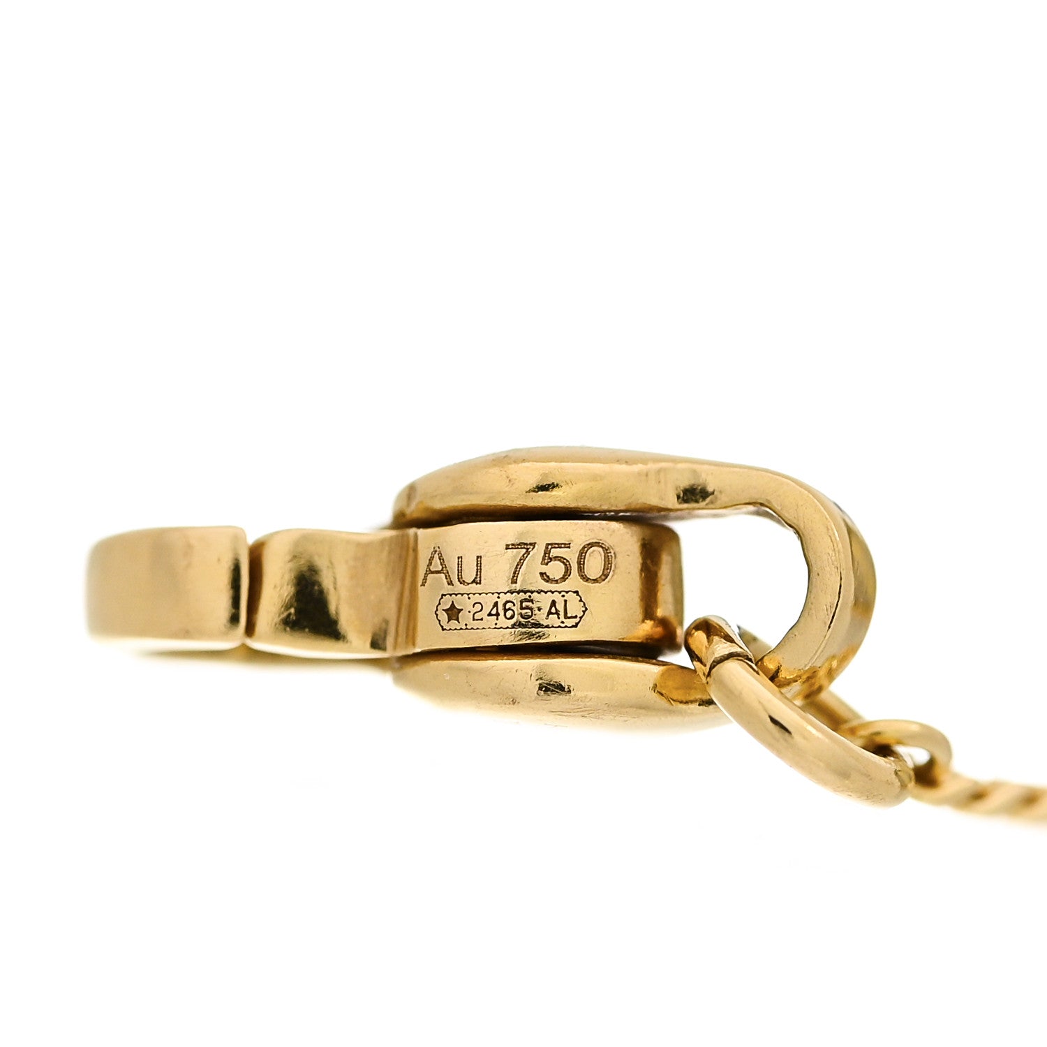 Gucci 18K Yellow Gold Diamond Star GG Station Bracelet 4 of 6