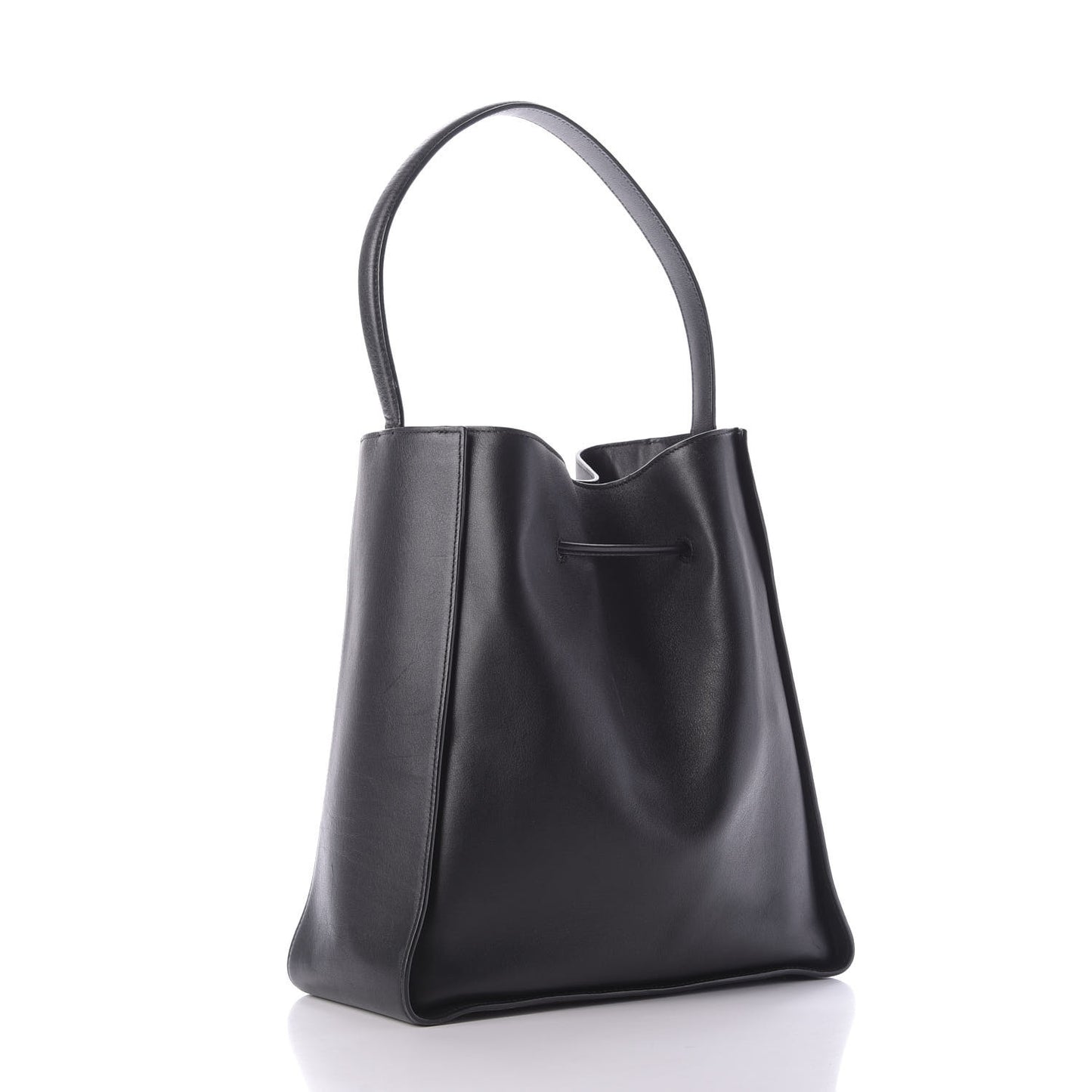 3.1 Smooth Calfskin Large Soleil Bucket Bag Black