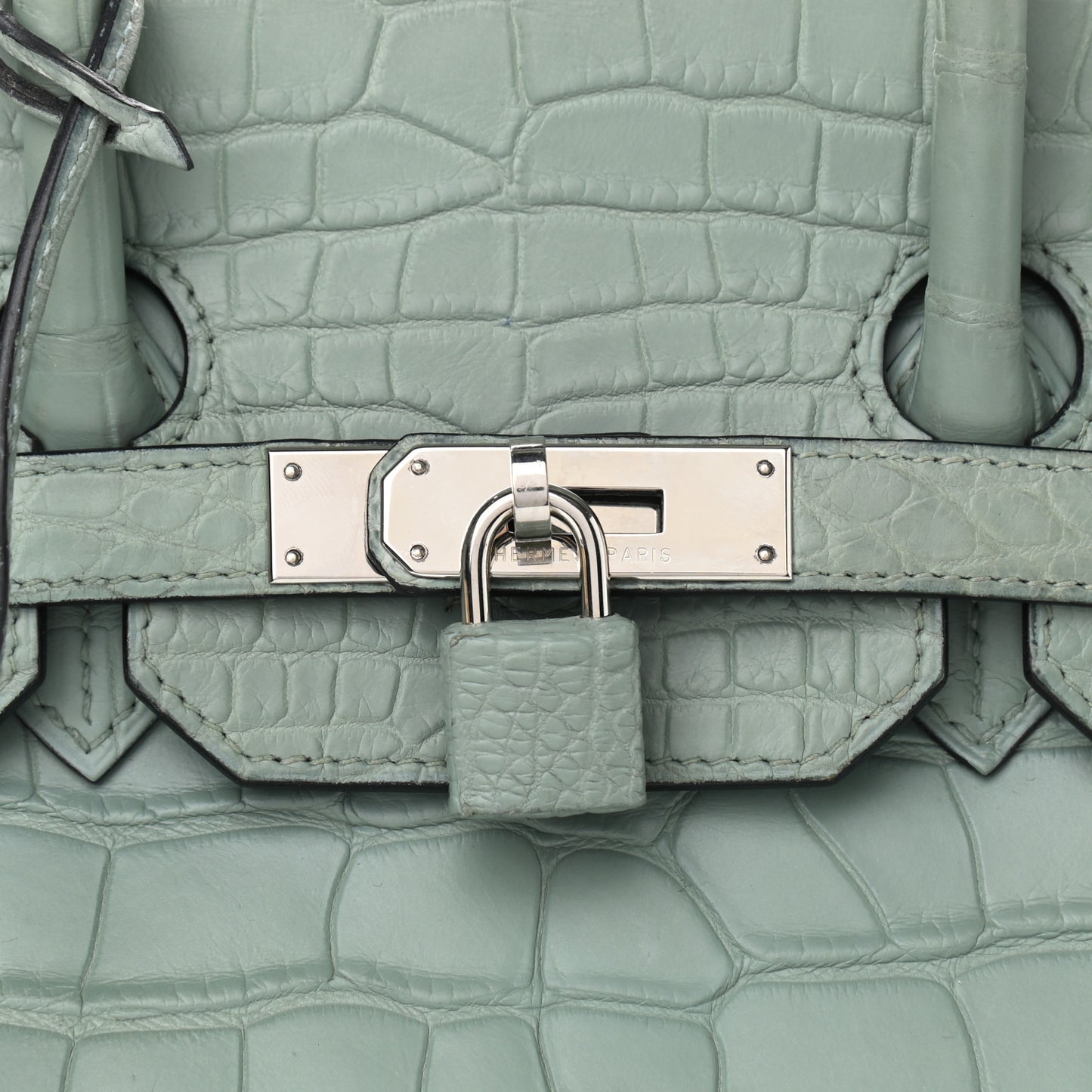 Matte Alligator Birkin 35 Ciel