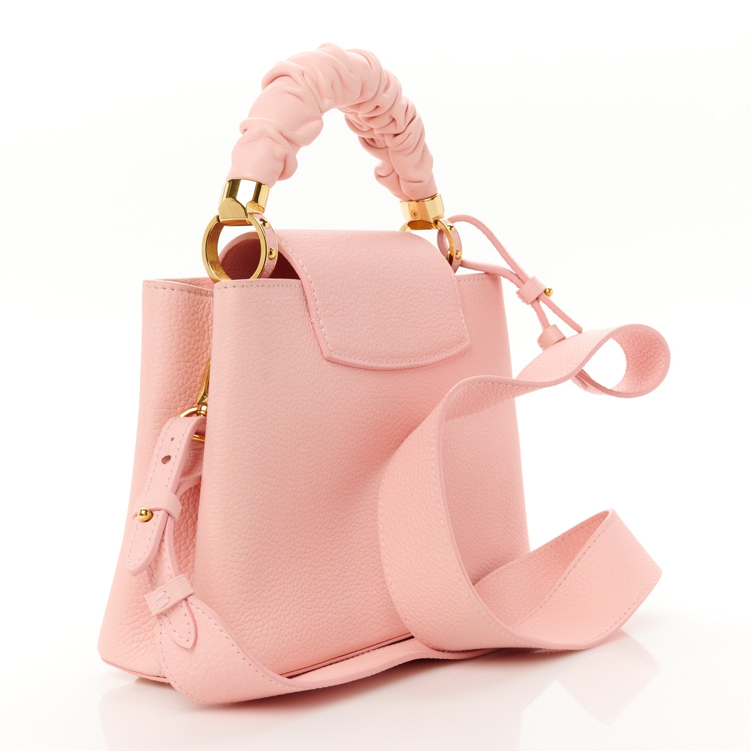 Louis Vuitton Taurillon Scrunchie Capucines BB Bubble Gum Pink 3 of 9