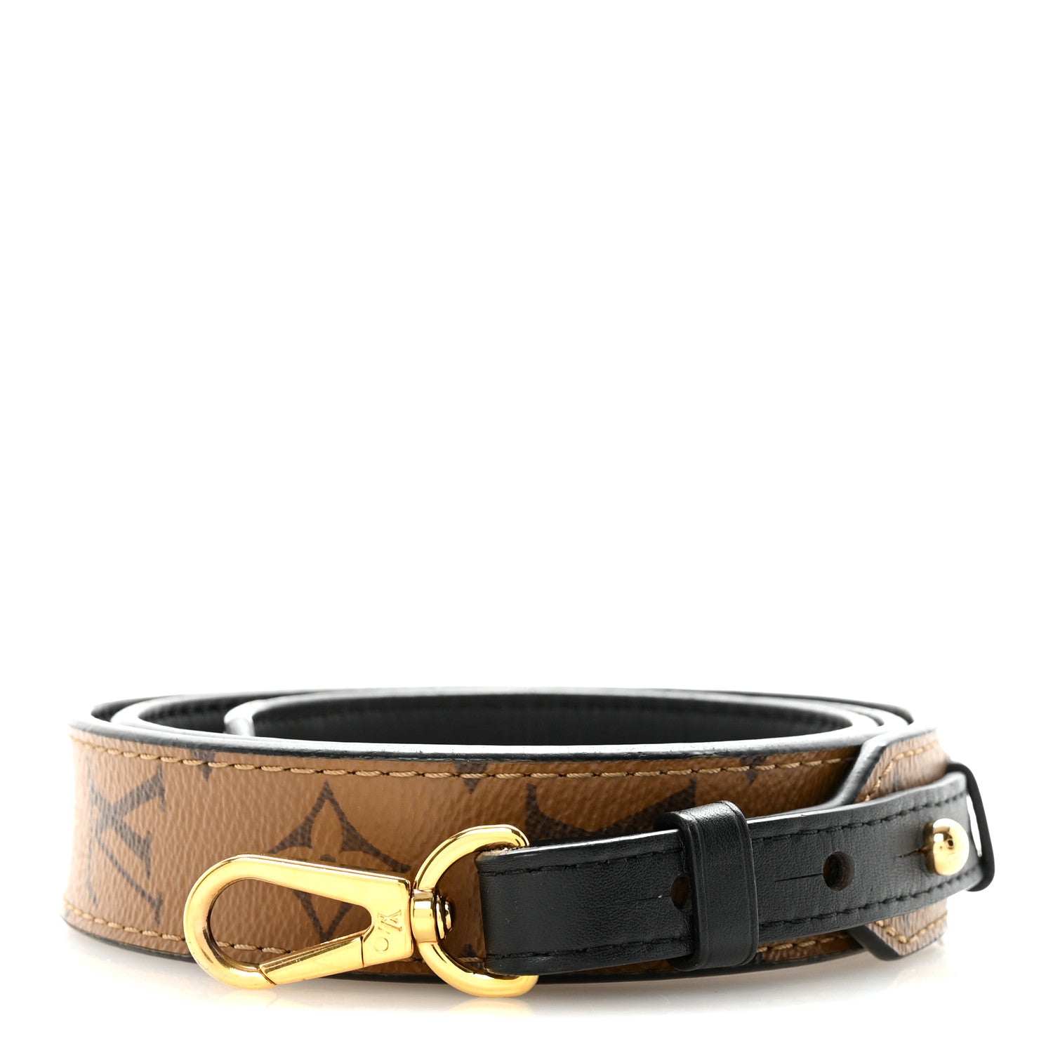 Louis Vuitton Reverse Monogram Bandouliere Shoulder Strap XL Black