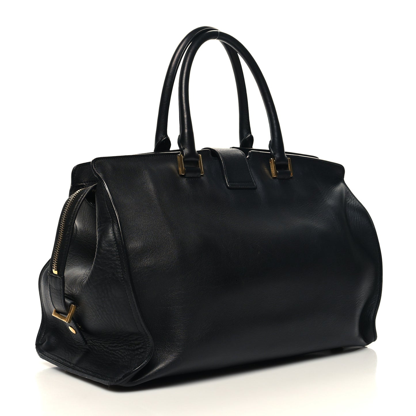 Calfskin Medium Classic Y Cabas Black