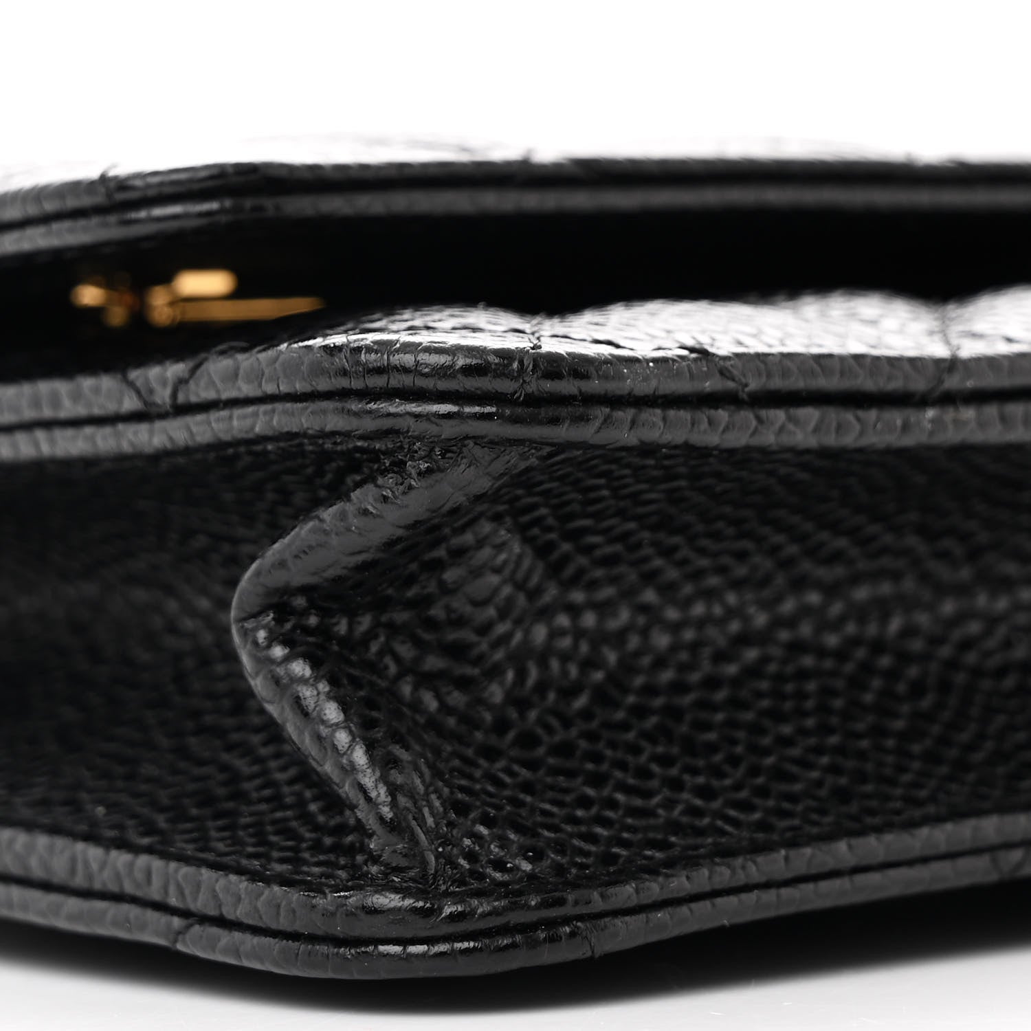 Chanel Caviar Quilted Wallet on Chain WOC Black 10 of 12
