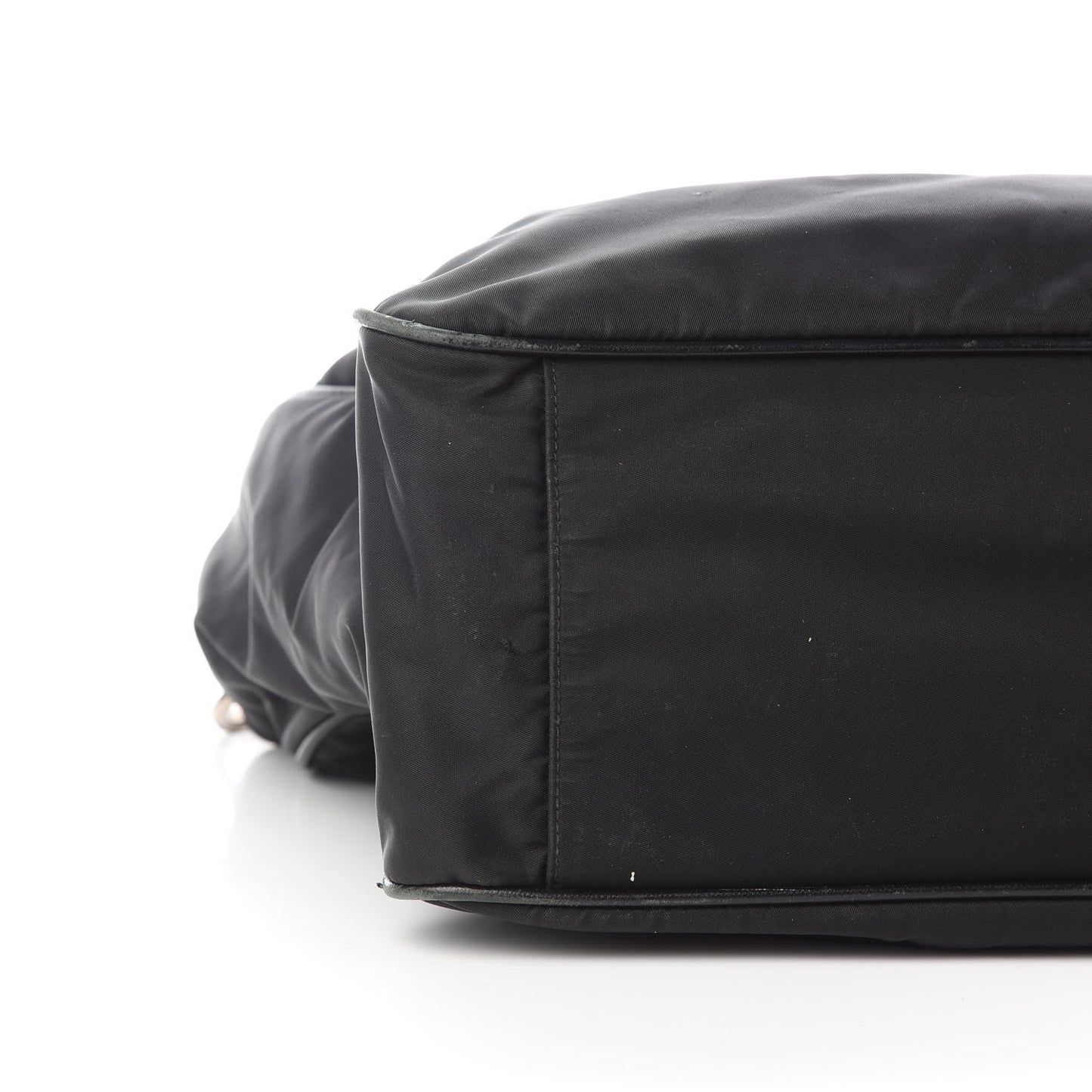 Tessuto Nylon Saffiano Briefcase Black