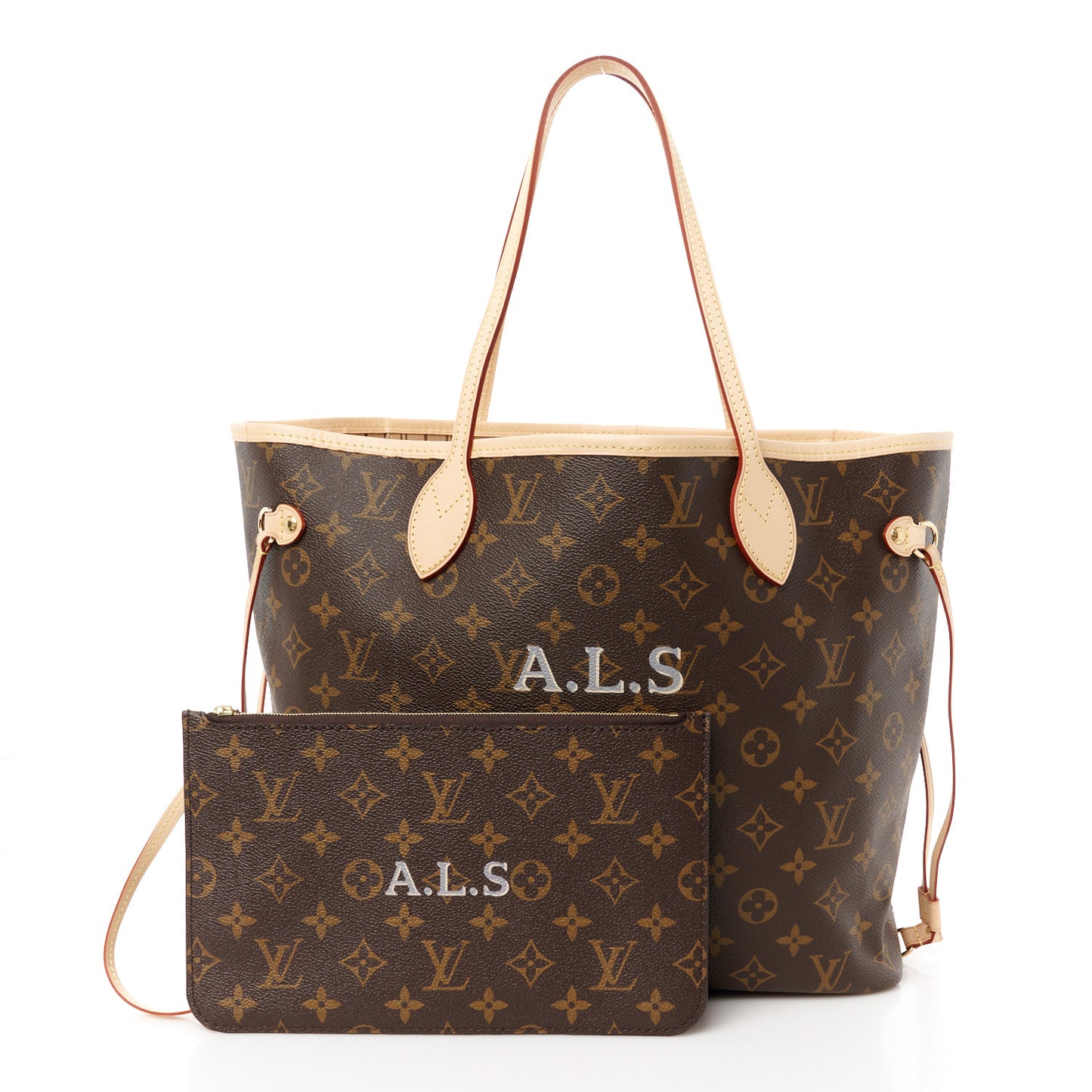 Monogram My LV Heritage Neverfull MM Gris White