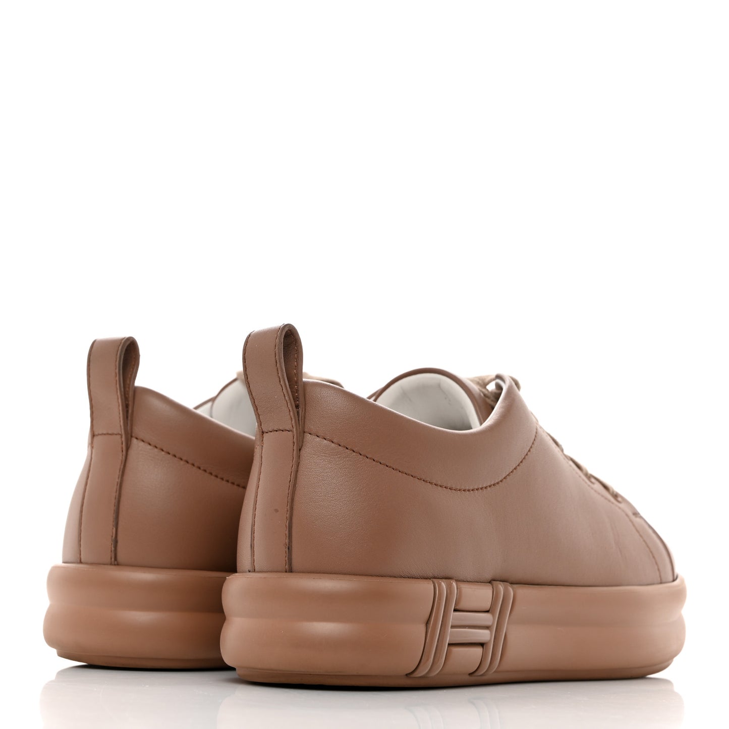 Calfskin Womens Happy Sneakers 37.5 Rose Perle