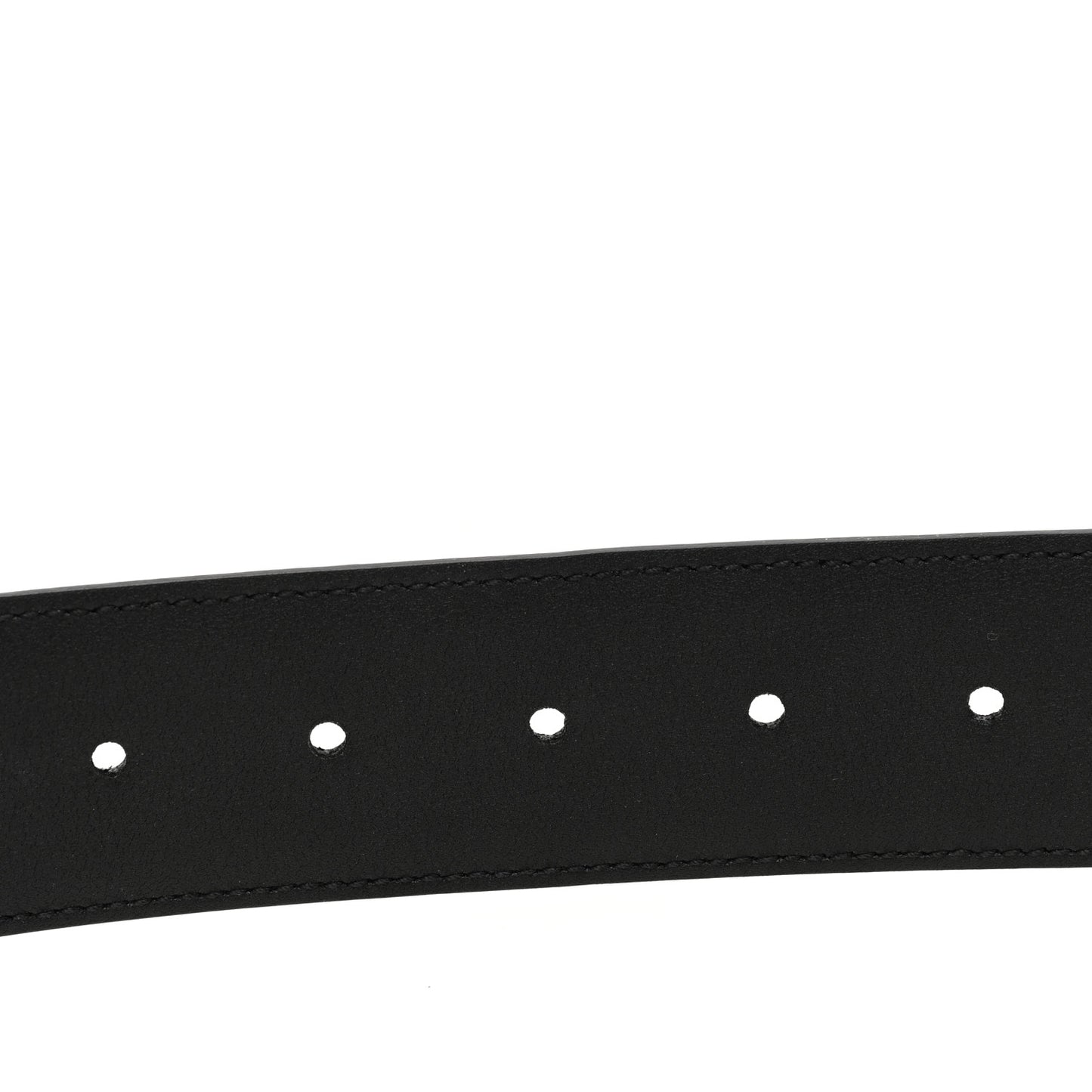 Textured Dollar Calfskin 40mm Belt 95 38 Black