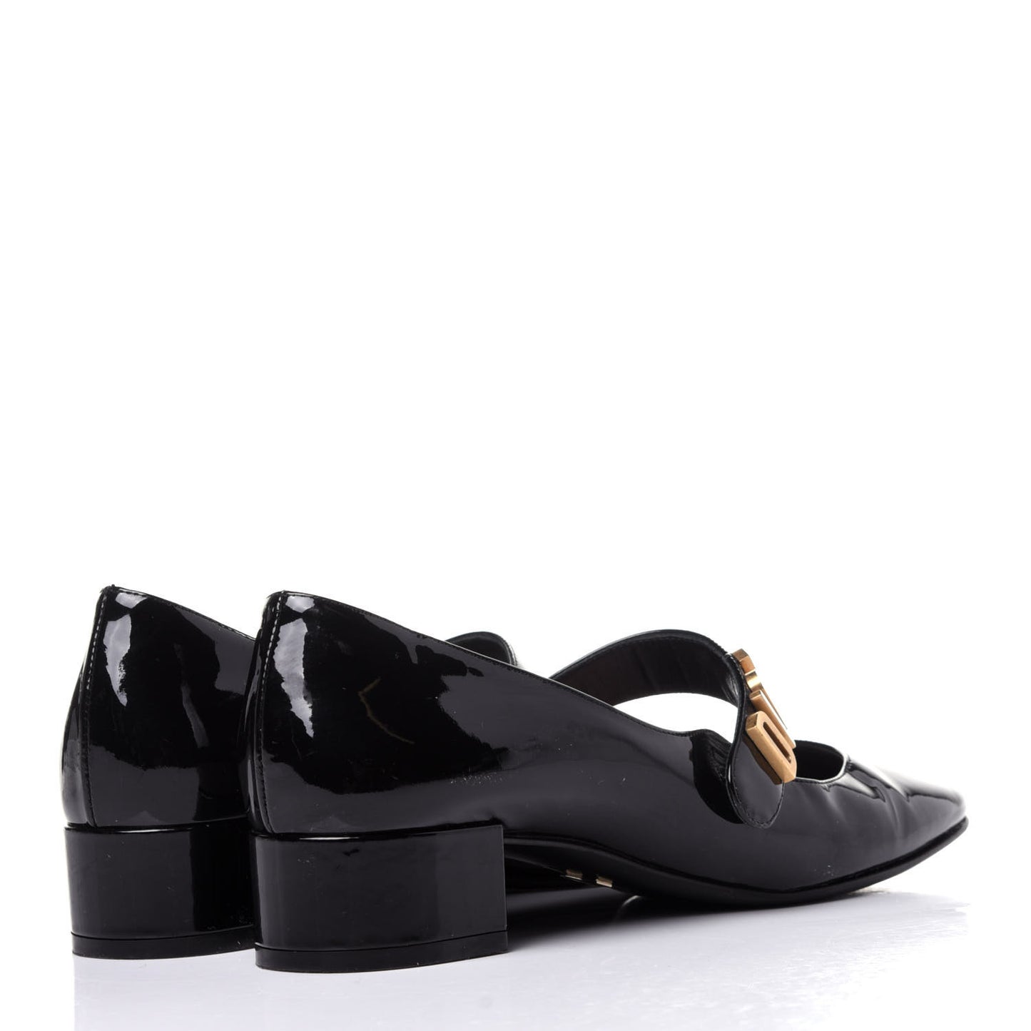 Patent Baby-D Ballet Pumps 38 Black