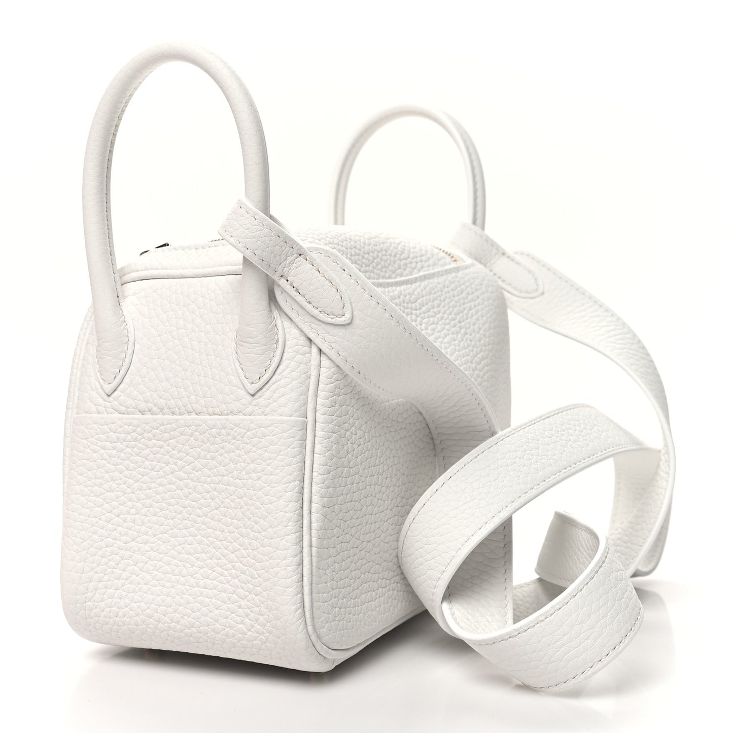 Taurillon Clemence Mini Lindy 20 New White