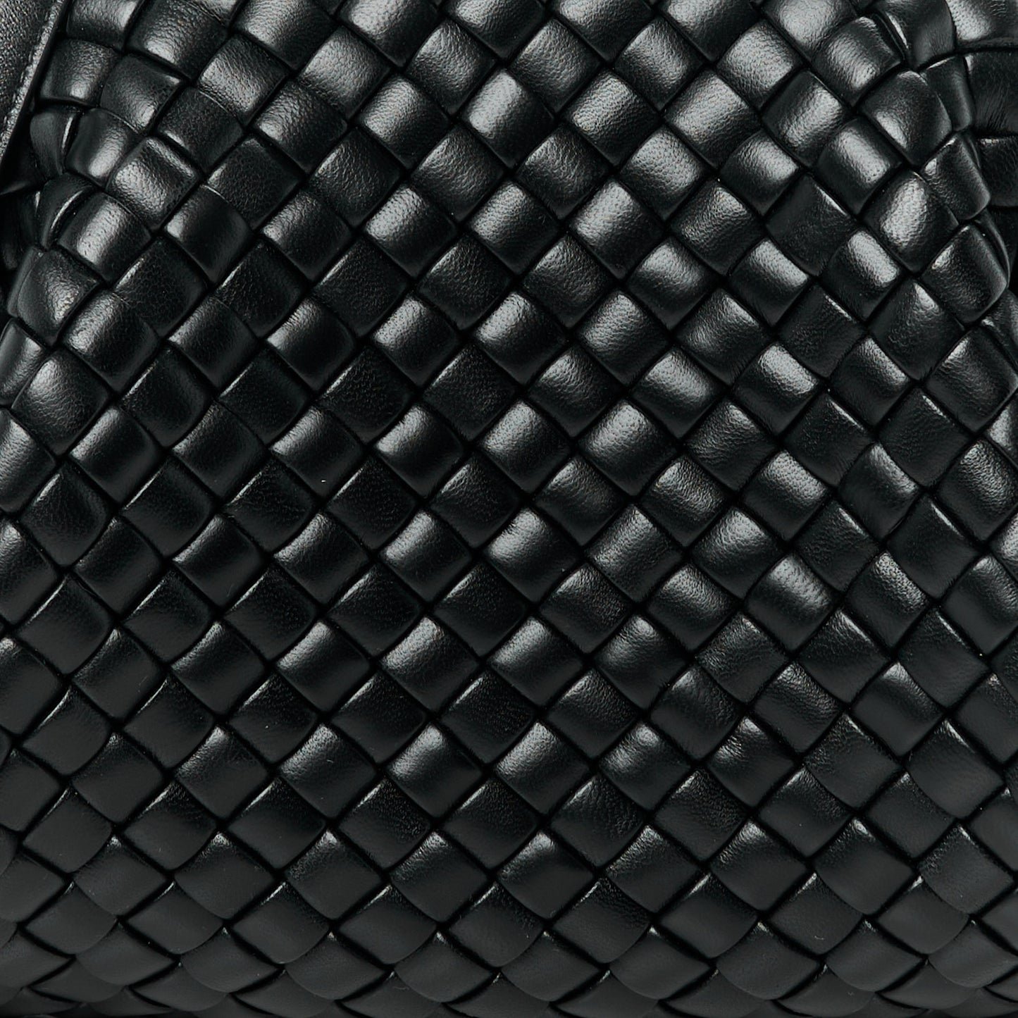 Nappa Intrecciato Small Padded The Handle Black