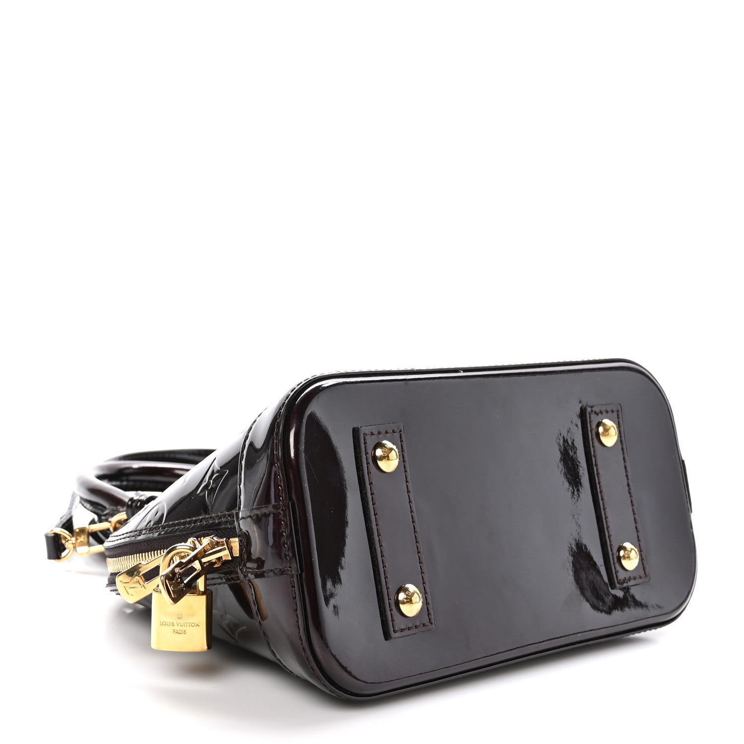 Louis Vuitton Vernis Alma BB Amarante 4 of 9