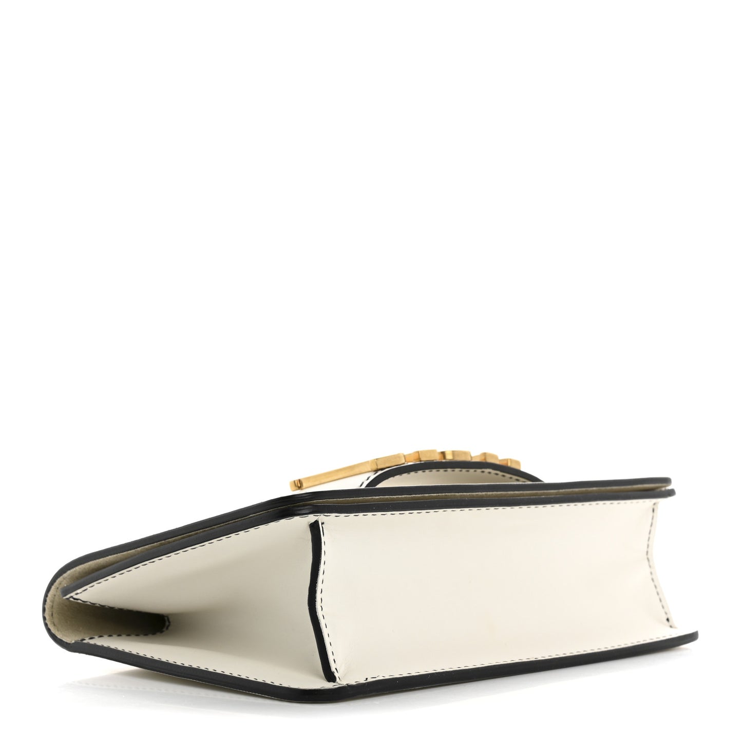 Smooth Calfskin Dio(r)evolution Flap Clutch White