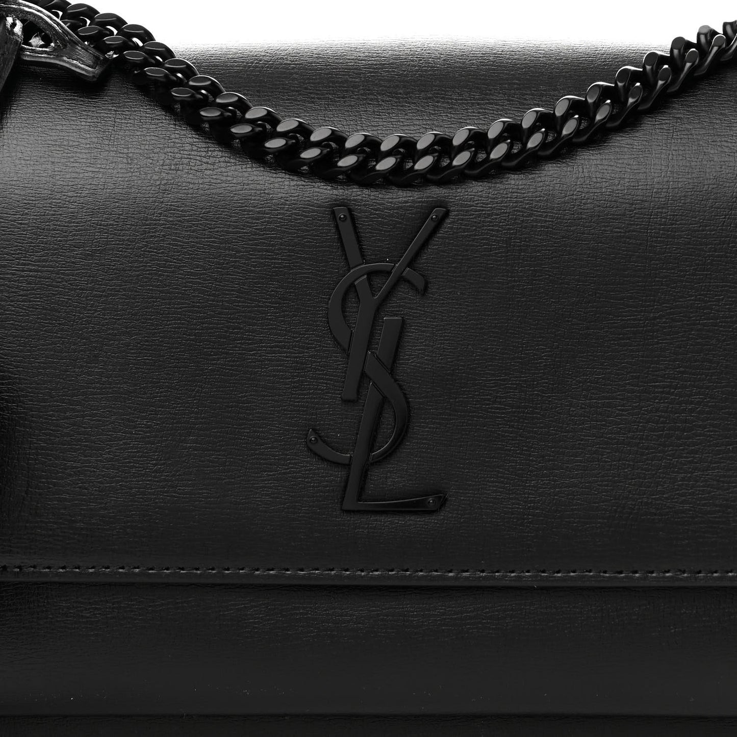 Calfskin Medium Monogram Monochrome Sunset Black